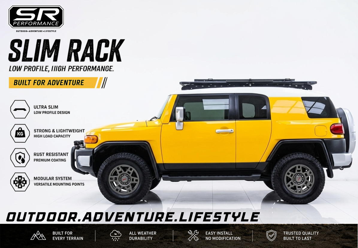 ALUMINUM SLIM RACK LARGE 220X125CM FJ CRUISER